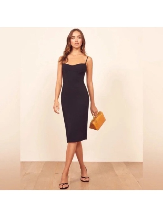 Reformation Dresses & Skirts - Reformation Isabel Midi Dress black size 2